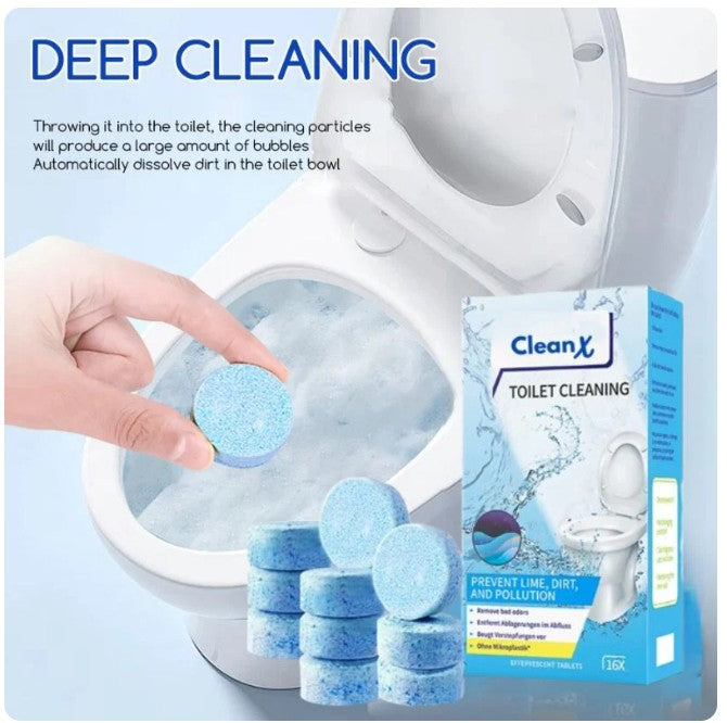 Toilet Cleaning Tablet-Toilet Deodorizer Bathroom Cleaner Tablet (Pack of 10)